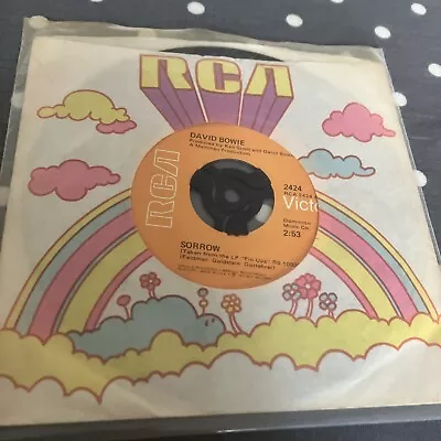 David Bowie - Sorrow - Original 1973 US Single • £5