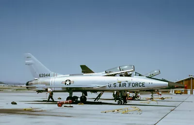 Original Aircraft Slide:  F-100F 56-3944 152.TFTS AZ ANG Tucson 1974    (K64) • $8