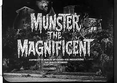 16mm THE MUNSTERS Season 1  Munster The Magnificent  Episode #34 • $127.50