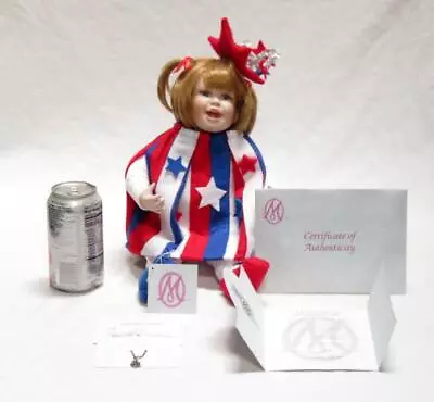 9.5  Tall Marie Osmond A DOLL FOR ALL SEASONS 4th Of July Costume • $25.01