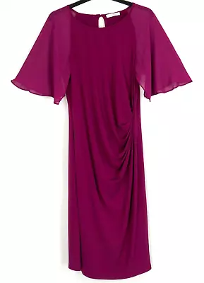 KALIKO Womens Magenta Pink Party Dress Size 10 • £12