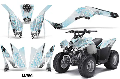 ATV Graphics Kit Quad Decal For Kawasaki KFX50 KFX90 2007-2021 LUNA AQUA U • $129.95