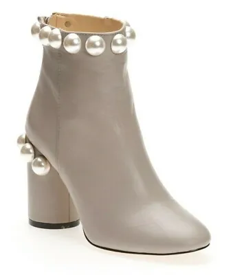 Katy Perry The Opearl Nappa Fashion Block-Heel Booties Gray Size 5.5 545180 • £43.43