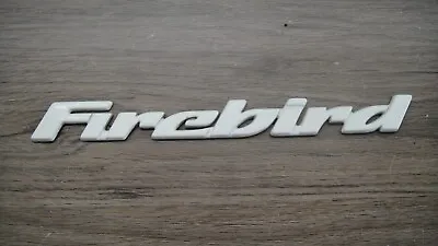 1993-2002 Pontiac Firebird Oem Interchangeable Door Script Emblem - White • $17.99