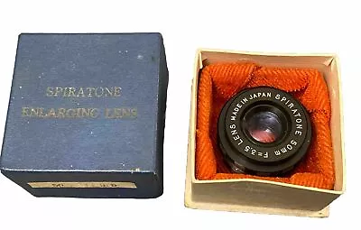 Spiratone 50mm F=3.5 Lens.Made In Japanw Original Box. • $39