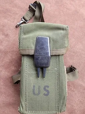 US Army Vietnam M1967 Nylon Rifle Magazine Pouch Early Retro Pouch  Single Pouch • $100