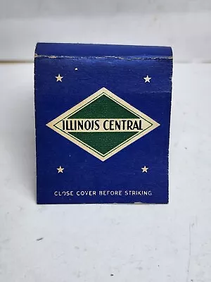 Vintage ILLINOIS CENTRAL Railroad Transportation Matchbook Cover - Ohio Match • $7.99