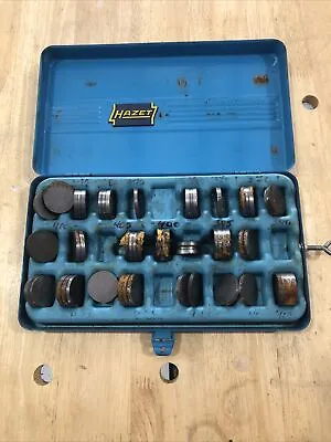 Rare Vintage Hazet 2575 Metal Engine Valve Shims Tool Set W/ Case VW Audi • $150