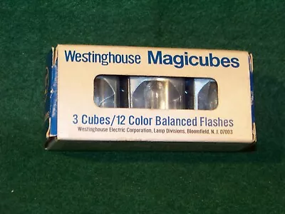 Westinghouse Flash Cubes 3 Pack Vintage Camera Accesory • $3.95