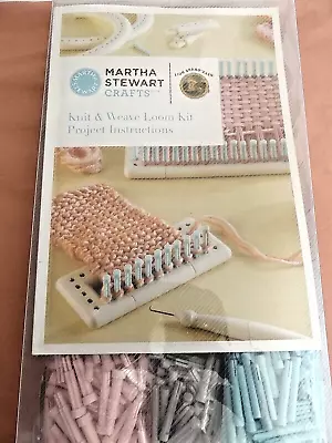 Martha Stewart Crafts Knit And Weave Loom Kit Crafters (Never Used) • $18.50