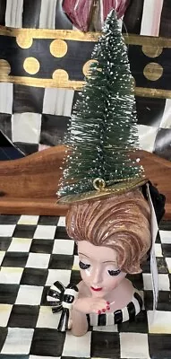 MacKenzie Childs -bottle Brush  LADY PORTRAIT Ornament- Sold Out • $77