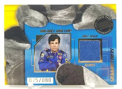 2004 Press Pass Stealth MICHAEL WALTRIP Gear Grippers Gold /80 Race Used Gloves • $12.88