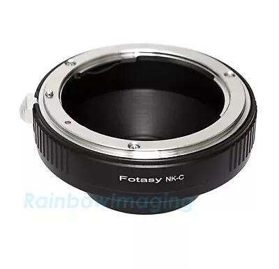 Nikon Nikkor F Lens To C Mount Film Movie Bolex Video Camera CCTV Adapter Ring • $15.49