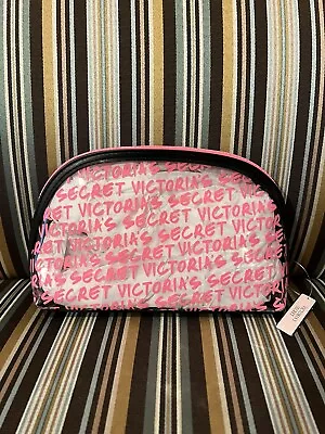 Victorias Secret Pink Logo Clear Cosmetic Bag NWT • $14