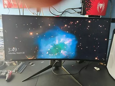 Dell Alienware AW3418DW 34  21:9 Curved IPS LCD Gaming Monitor • $250