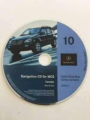 2000 2001 2002 Mercedes ML320 ML430 ML500 Navigation CD 10 CANADA 2004.1 OEM🟠 • $57.95