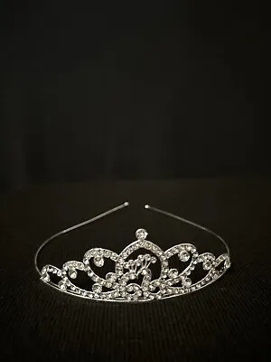 Crystal Wedding Tiaras Bride Hair Accessories Rhinestone Queen Princess Crown • £4.99