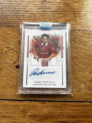 2019-20 Panini Impeccable Gary Neville - Man Utd - Portrait Auto /99 • £90