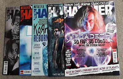 5 X Metal Hammer Magazines Bundle 2013 Summer June September Octobernovember • £11