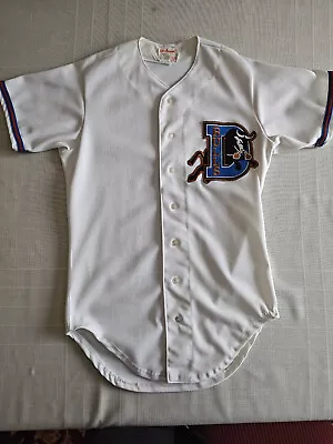 Vintage Wilson Mens White Durham Bulls Baseball Jersey • $80