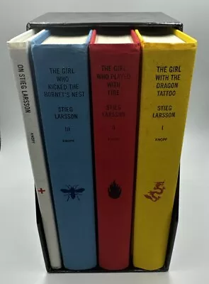 Stieg Larsson Millennium Trilogy Deluxe Box Set The Girl With The Dragon Tattoo • $29.99