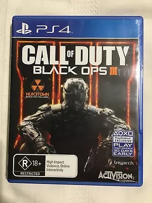 Call Of Duty Black Ops Iii 3 Ps4 Complete - Playstation 4 • $19