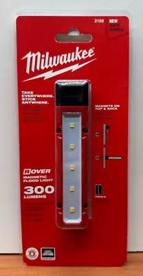 Milwaukee 2108 300 Lumens LED Magnetic Flood Light - Red (2108) • $24.95