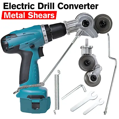 Universal Electric Drill Shears Plate Metal Sheet Cutter Attachment Nibbler Saw  • $9.94