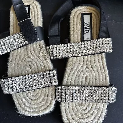 Zara Sandals 40 Amazing Deal!!!!! Worn Once!!! • $16.99