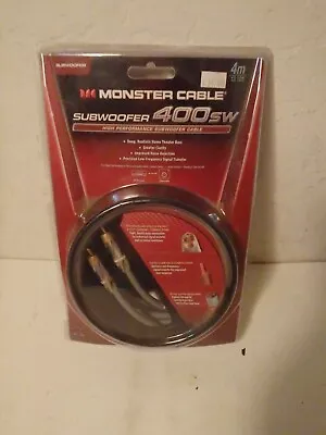 NEW Monster Cable Subwoofer 400SW High Performance 4m 13.12' • $39.99