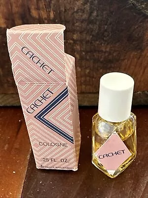 Vintage Prince Matchabelli Cachet .25 Fl. Oz Women Cologne Orig Box • $15.99