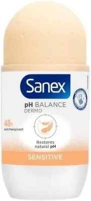 Sanex Dermo Sensitive 24h Anti-Perspirant Roll On Deodorant 50 Ml Pack Of 6 • £10.46