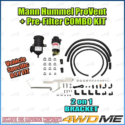 Ford Ranger Px Px2 Px3 Provent Oil Catch Can Fuel Manager Filter Combo Full Kit • $649.75