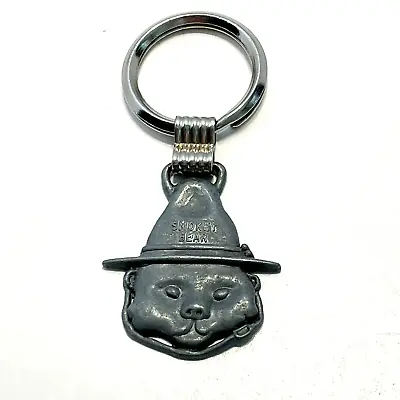 Vintage Pewter Smokey Bear Key Chain • $29.71