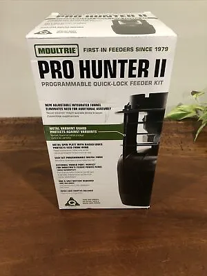 Moultrie Pro Hunter II Feeder Kit Black MFG-13448 New Sealed • $39