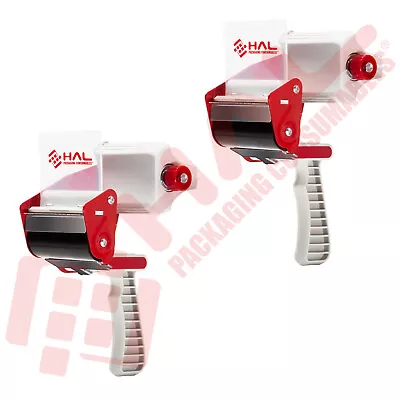 2 Pack -Tape Dispenser 3 Inch Tape Gun Grip Heavy Duty Packaging By HAL • $19.99