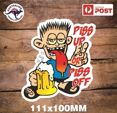 Piss Up Sticker Beer Xxxx Vb Great Northern Stickers For Toolbox Mancave Etc • $6.20