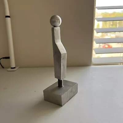Mid Century Modern Sculpture- 7 1/2 Inches Tall - Aluminum- Unsigned • $25