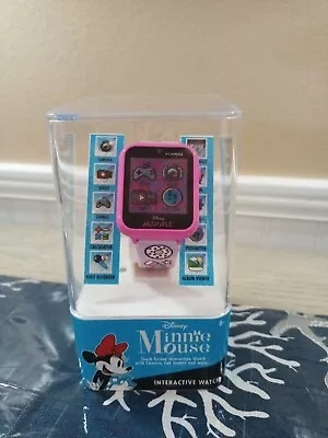 Disney Minnie Mouse Interactive Watch Touch Screen Pink NIB • $39.99