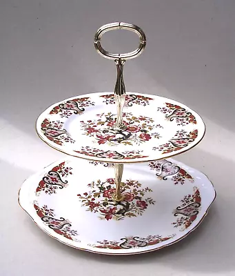 Colclough Bone China - Royale  -  Two Tier  Cake  Stand • £6.99