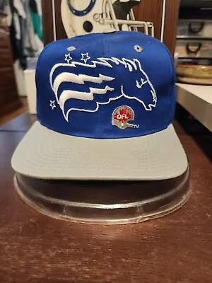 Vintage Baltimore Stallions Blue Gray Hat CFL Football Snapback INKO RARE!! • $19.99