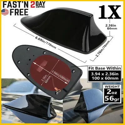 $9.99 • Buy 2021 Universal Car Roof Radio AM/FM Signal Shark Fin Style Aerial Antenna Cover