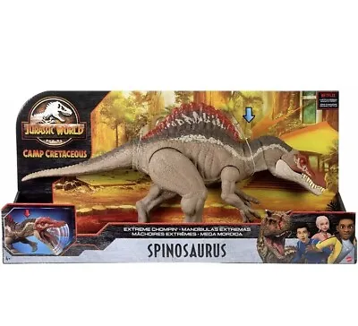 Jurassic World Spinosaurus Camp Cretaceous Extreme Chompin' Huge Dinosaur NEW • $44.99