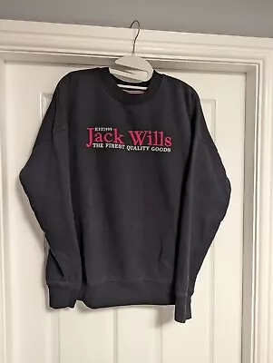 Jack Wills Ladies Pink & Black Sweater Jumper Size 10 • £8