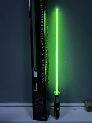 2007 Yoda Lightsaber Master Replicas Force FX WORKING • £95