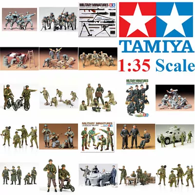 Tamiya 1:35 Plastic Model Figure Kit Military Miniatures Multiple Choice • £7.39