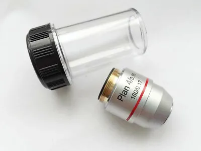 Microscope Objective Lens PLAN DIN 4X 10X 20X 40X 60X 100X RMS Thread CNSCOPE • $21