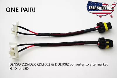 2pc Denso Slim 35 Watt KDLT002 DDLT002 Ballast Conversion Harness LED HID TOYOTA • $19.99