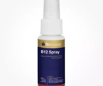 BioCeuticals B12 Spray 50mL Oral Liquid Healthy Blood & Energy Production Vegan • $33