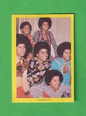 1972 Monty Gum Pop Star Music Stickers Nno Jackson Five • $4.99